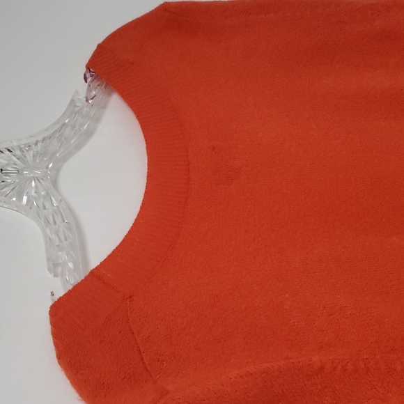 Avenue lightweight orange cardigan sweater - Picture 13 of 14